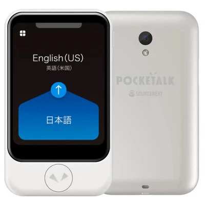 Japan NEW POCKETALK S Translator Global 2-Year SIM White Travel Gadget - Image 1 of 4