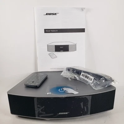 BOSE Wave Radio IV Brand New Open Box Platinum Silver With Manual Remote Tested  - Image 1 of 4