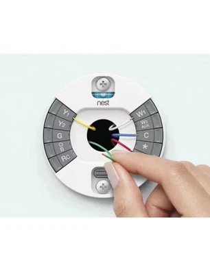 Google Nest 3rd Gen Thermostat: Wire Base Harness Back Connector Plate Part Only - Image 1 of 3