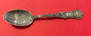 Ohio Cincinnati Fountain Sterling Silver 20.3g 5.5” Souvenir Spoon - Picture 1 of 9
