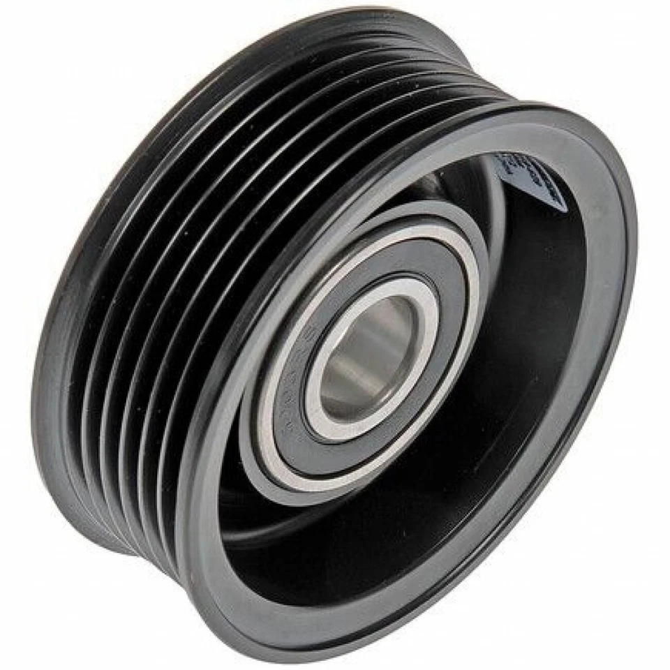 For Chevy Silverado 2500 HD 2002-2017 Idler Pulley | Steel Black Serpentine Belt - Imagem 1 de 4