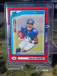 2024 Panini Donruss - Rated Rookie MALIK NANERA #383 Red Press Proof (RC) - Picture 1 of 4