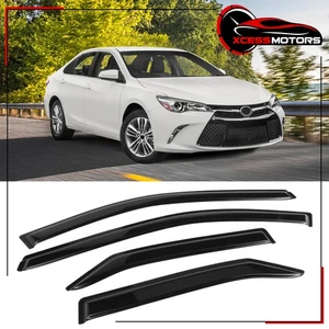 Fits 15-17 Toyota Camry Sedan Side Window Visors Vent Sun Rain Deflector 4PCS - Bild 1 von 8