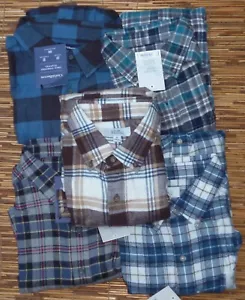 CAMISA CROFT & BARROW CALIDAD HOMBRE CLÁSICA EXTRA SUAVE FRANELA LISTA $36 - Imagen 1 de 11