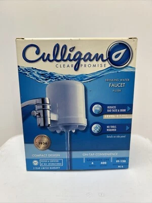 Culligan FF-120 Clear Promise Drinking Water Faucet Filter, Model FF-120 NIB - Image 1 of 4