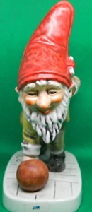 Vintage 1975 Goebel Co-Boy Gnome 1752617 "Jim The Bowling", W. Germany - Picture 1 of 6