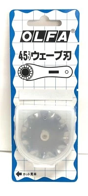 OLFA Genuine Rotary Wave Blade for 156B / 45mm / RB45W / WAB45-1 - Image 1 of 3