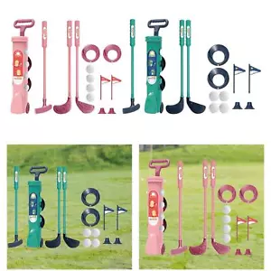 Kids Golf Set Golf Toys Indoor and Outdoor Mini Ball Tees Easy to Carry Exercise - Picture 1 of 13
