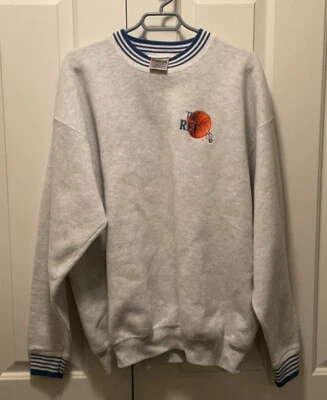 Sudadera De Colección Oneita USA Power-Sweats “THE REF” Gris Azul Borde Talla XL USADA EN EXCELENTE ESTADO Foto 1 de 2