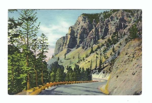 Hoback Canyon Highway Wyoming U.S. 187 Vintage Postcard - Picture 1 of 2