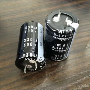 Condensador a presión 3 piezas 330uF 400V Japón Nichicon GU 25x40mm 400V330uF - Imagen 1 de 2