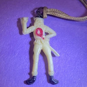 Vintage Zelluloid Cracker Jack Kaugummipreis Charm Spielzeug Soldat Schwert - Bild 1 von 3