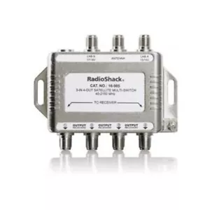 Radio Shack 1600985 - 3-in / 4-out satellite/antenna multi-switch - Picture 1 of 2