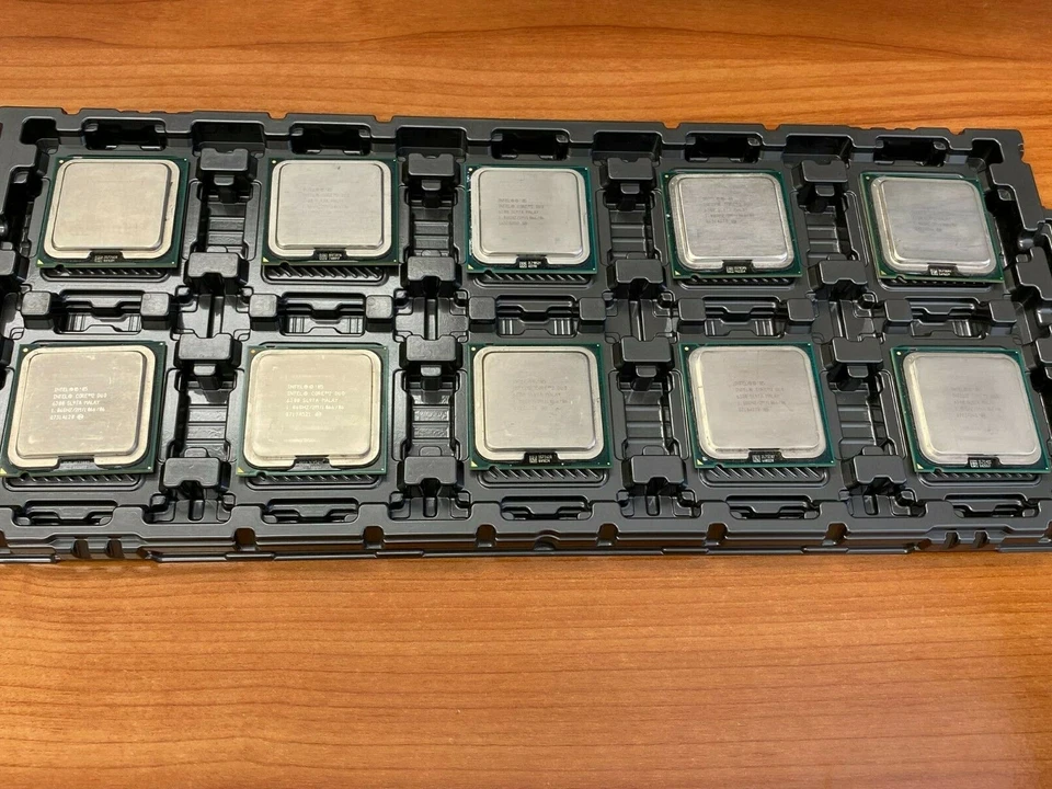 Lot of 10 SL9TA INTEL CORE 2 DUO E6300  1.86GHz  CPU  - Image 1 of 1