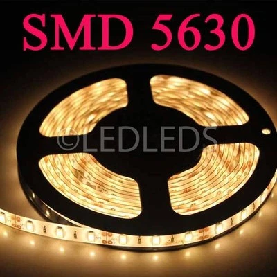 BOBINA STRISCIA 300 LED 5630 5 METRI 5M 12V LUCE  CALDA BIANCO CASA STRIP IP65 - Immagine 1 di 4