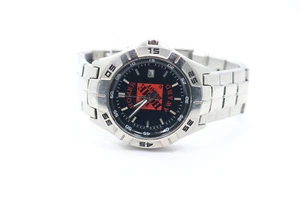 Reloj para hombre Fossil PR1955 plateado acero inoxidable esfera "Home Depot" batería nueva - Imagen 1 de 6