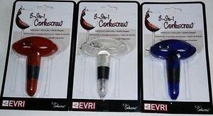3 in 1 CORKSCREWS  ASSORTED COLORS - Picture 1 of 4