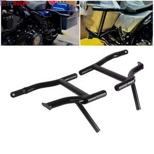Saddlebag Brackets Guards Crash Bar For Harley Touring FLHR FLHX FLTR 2009-2024 - Picture 1 of 7