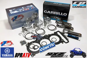 Yamaha YXZ1000R 80mm 9.5:1 JE Pistons Set Cometic & CP-Carrillo Connecting Rods - Bild 1 von 22