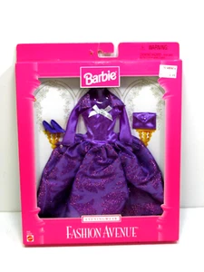 Barbie 1997 Fashion Avenue Vestido de Noche Púrpura Largo #18120 Nuevo - Imagen 1 de 4