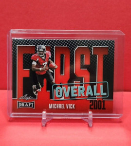 2023 Leaf Draft Football Michael Vick 2001 First Overall Red #9