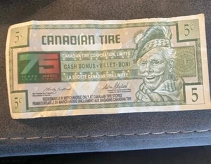 Canadian Tire Money 5c - 75th Anniversary Special Edition 1996 - Picture 1 of 1