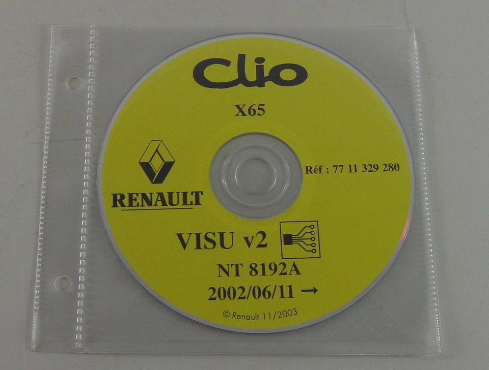 Diagramas de Cableado De CD Renault Clio Tipo X 65 - Modelo de Año 06/2002 - Imagen 1 de 1