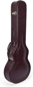 Les Paul E-Gitarren Koffer mit Semi-Vintage Look gewölbte Hartschale in braun - Bild 1 von 7