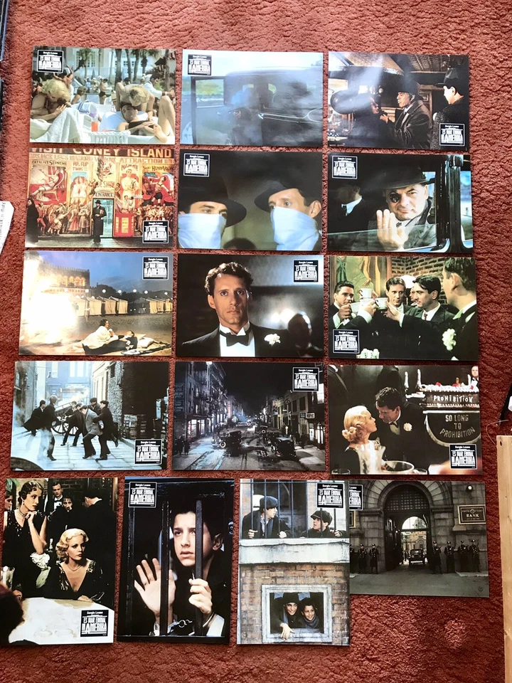 Es war einmal in Amerika Aushangfotos 16 Stck. Sergio Leone, Robert De Niro - Bild 1 von 1