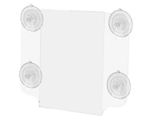 5" B x 7" H Fenster Schild Halter doppelseitig mit Saugnäpfen - Bild 1 von 5