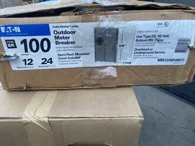 Panel medidor Eaton MBE1224B100BTF 100 AMPERIOS Foto 1 de 4