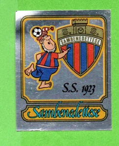 CALCIATORI PANINI 1981 82 SCUDETTO SAMBENEDETTESE N° 476 RECUPERATO PERFETTO - Foto 1 di 1