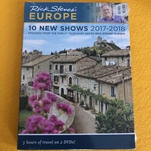 Rick Steves' Europe 10 New Shows 2017-2018 2-Disc DVD Set New Sealed - Picture 1 of 7