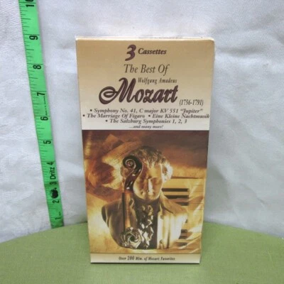BEST OF MOZART cassette tape lot 3 three Camerata Labacensis NWT Kurt Redel - Image 1 of 3