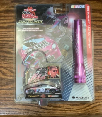 Under The Lights #99 Jeff Burton - Exide 1:64 Diecast Car & Mini Maglite 1999 - Image 1 of 4