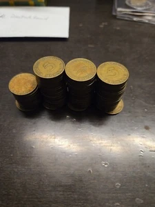 72 STÜCK 5 Pfennig 1949 NUR KOMPLETT zu Verkaufen - Bild 1 von 1