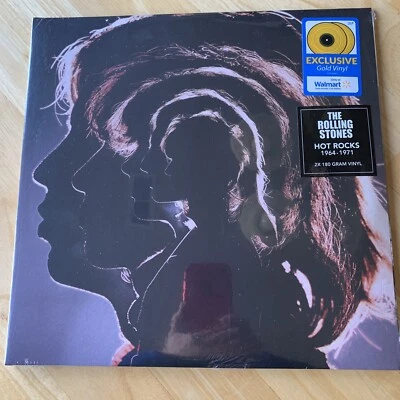 Sealed - The Rolling Stones - Hot Rocks 1964-1971 (Walmart Exclusive Gold Vinyl) - Image 1 of 2