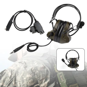 For Sepura STP8000 STP8030 STP8035 STP8038 6-Pin U94 PTT Z Tactical H50 Headset - Photo 1/15