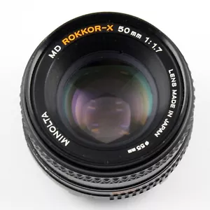 Minolta MD Rokkor-X 50mm f/1.7 Lens - Picture 1 of 3