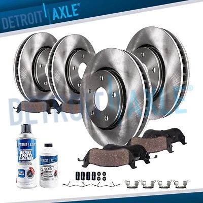 10pc Front Rear Brake Rotors Ceramic Brake Pads for Subaru Legacy Outback WRX - Image 1 of 4