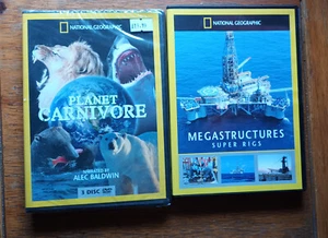 National Geographic Megastructures Super Rigs & planet carnivore both sealed - Picture 1 of 4