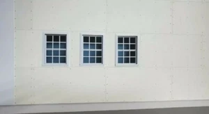 ECB 3D P. 1/24 or 1/25 Scale Windows For Garage or House Dioramas (4) G scale - Picture 1 of 7