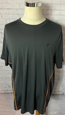 Camiseta deportiva FILA negra cuello redondo para hombre talla XL Foto 1 de 4