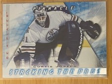 1997-98 Pinnacle Be A Player Stacking The Pads Curtis Joseph