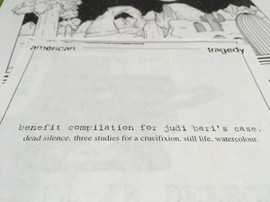 V/A - An American Tragedy - benefit compilation for Judi Bari's case (7'') - Picture 1 of 3
