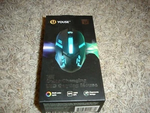 NEW Youse wired LED Light up gaming universal mouse Xbox PS4 PC color changing - Picture 1 of 5