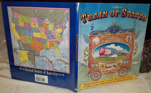 Sis, Peter(A/I): The Train of States ** Caldecott Illustrator ** HB/DJ 1st/1st - Picture 1 of 3