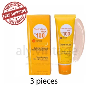 3pcs Bioderma Photoderm MAX SPF 100 Sunscreen UV Sunblock Cream 40ml NEW - Picture 1 of 6