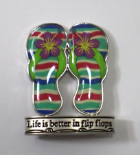 16JD Life is better in flip flops FUN IN THE SUN miniature figurine Ganz