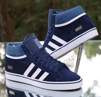 Adidas Skateboarding Americana Vin Mid 2014 Men’s Size 11 Blue White C75226 - Photo 1/4